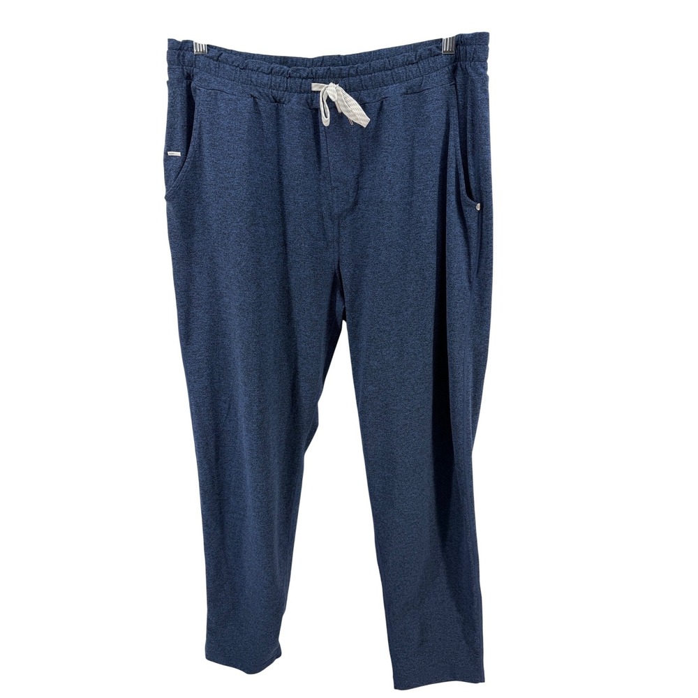 Vuori Ponto Performance Pants Mens XXL Indigo Heather Blue DreamKnit Joggers